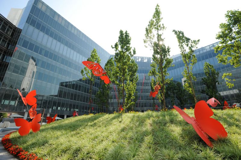 Italian botanical heritage » giardini vodafone village Disegni di pozzo da giardino